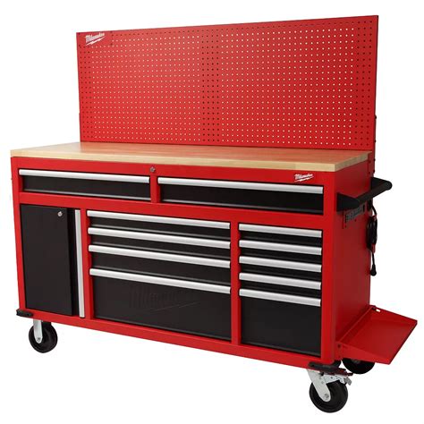 milwaukee workbench with drawers